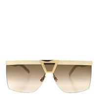 Saint Laurent Mask Sunglasses — White SL 537
