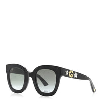 Gucci Round Sunglasses — Black GG0208S