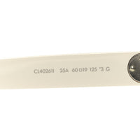 Celine Round Sunglasses — White
