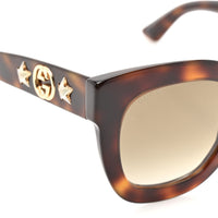 Gucci Round Sunglasses — Tortoise GG0208S
