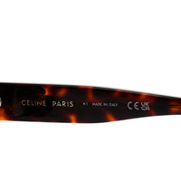 Celine Square Sunglasses — Tortoise