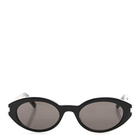 Saint Laurent Oval Sunglasses — Black SL 567