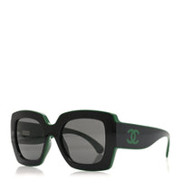 Chanel Square Sunglasses — Black
