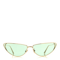 Dior Cat-Eye Sunglasses — Gold