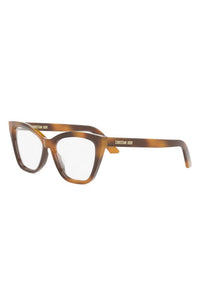 DiorMidnight O B1I 54mm Butterfly Optical Glasses, Alternate, color, BLONDE HAVANA