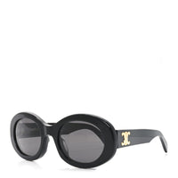 Celine Oval Sunglasses — Black