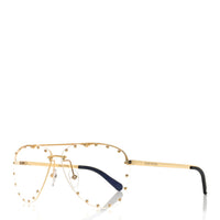 Louis Vuitton Aviator Sunglasses — Gold Z0997W