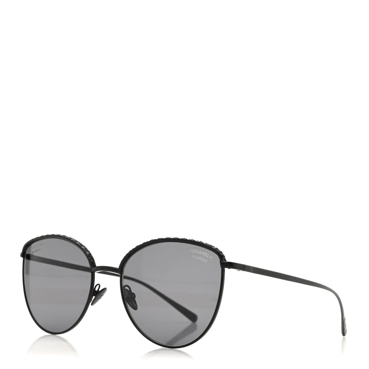 Chanel Cat-Eye Sunglasses — Crystal 4258-B