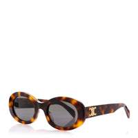 Celine Oval Sunglasses — Tortoise