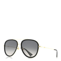Gucci Aviator Sunglasses — Black GG0062S