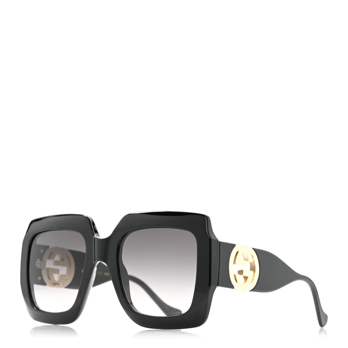 Gucci Square Sunglasses — Black GG1022S