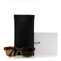 Celine Square Sunglasses — Tortoise