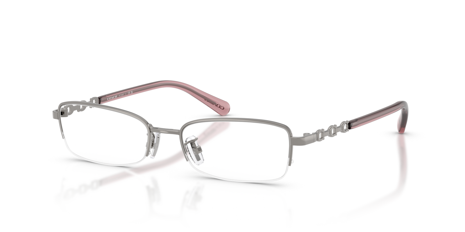 Coach Semi-Rimless Rectangle Optical Frame