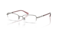 Coach HC5097 semi-rimless rectangle optical frame - quarter view