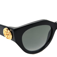 Gucci Cat-Eye Sunglasses — Black GG1408S