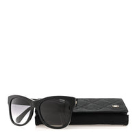 Chanel Cat-Eye Sunglasses — Black