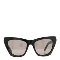 Saint Laurent Cat-Eye Sunglasses — Black SL214