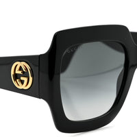 Gucci Square Sunglasses — Black GG0141S