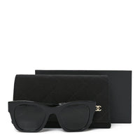 Chanel Square Sunglasses — Black
