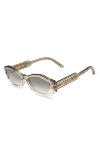 DiorSignature B1U 55mm Butterfly Sunglasses in Light Green/Gradient Brown - Alternate view 1