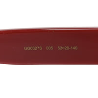 Gucci Square Sunglasses — Red GG0327S