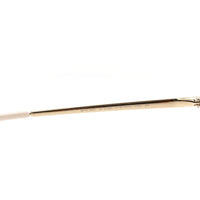 Prada Oversized Round Sunglasses — Gold SPR 59X