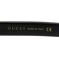 Gucci Rectangle Sunglasses — Black GG1166S