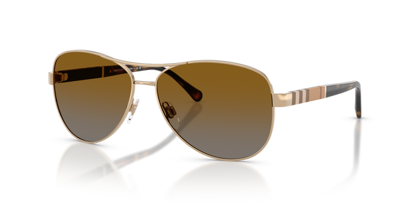 Burberry BE3080 aviator quarter view