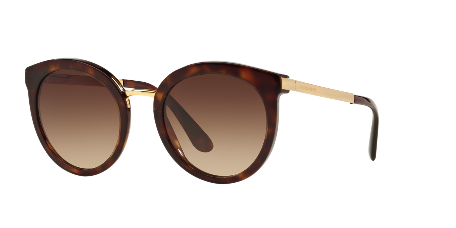 Dolce & Gabbana Round Acetate Sunglasses