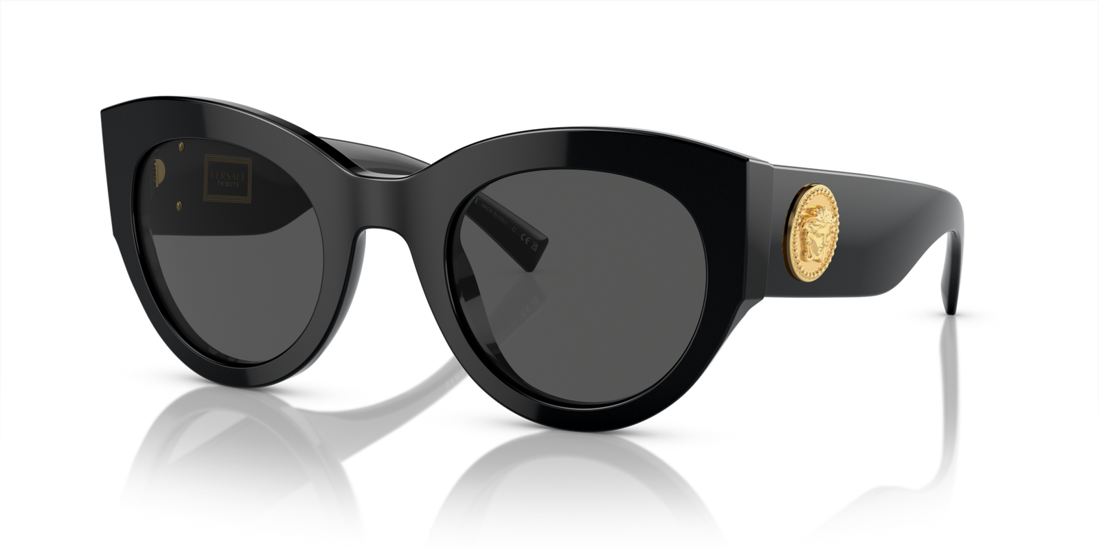 Versace Medusa Logo Cat-Eye Sunglasses