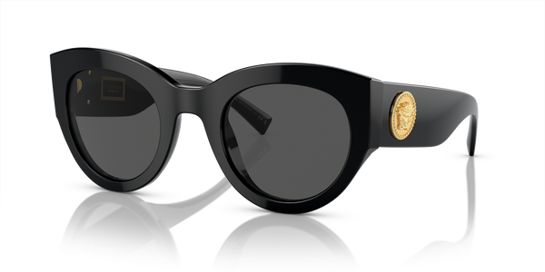 Versace VE4353 Medusa Logo Square Sunglasses - quarter view
