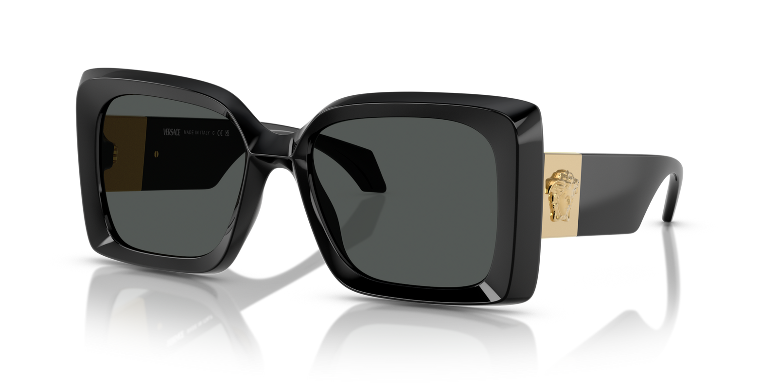 Versace Bold Square Acetate Sunglasses