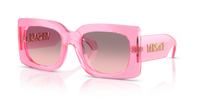 Versace VE4496U Signature Oversized Square Sunglasses - quarter view
