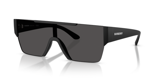 Burberry BE4291 shield sunglasses quarter view