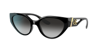 Dolce & Gabbana DG6146 DG Crossed Oversized Cat-Eye Sunglasses - View 1