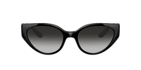 Dolce & Gabbana DG6146 DG Crossed Oversized Cat-Eye Sunglasses - View 2