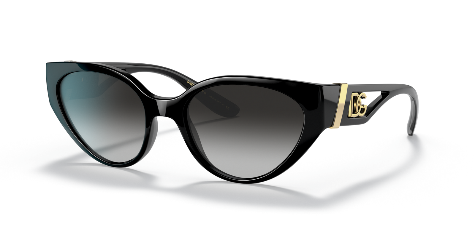 Dolce & Gabbana DG Crossed Oversized Cat-Eye Sunglasses