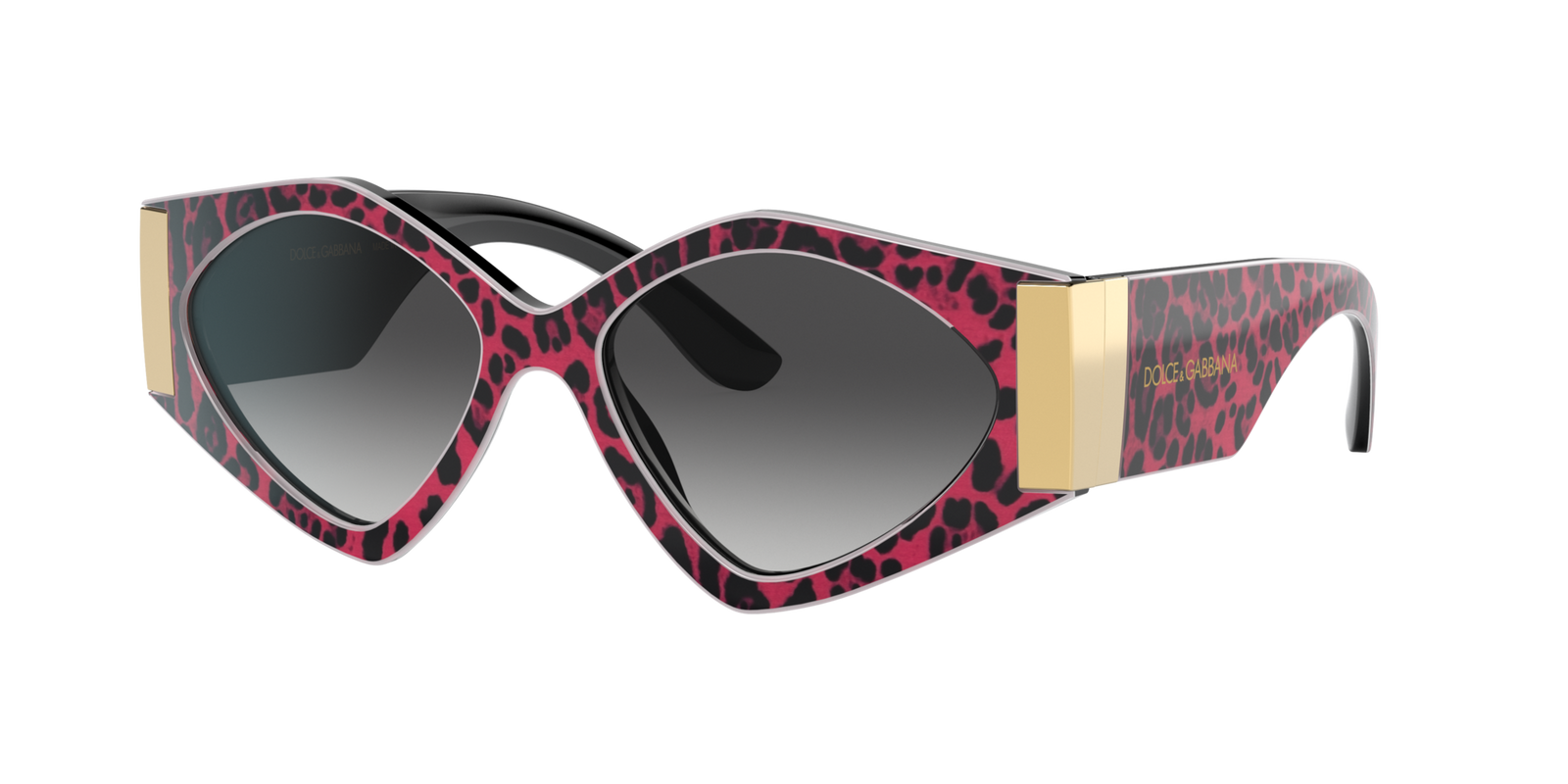 Dolce & Gabbana Irregular Cat-Eye Acetate Sunglasses