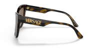 Versace VE4417U Greca Aegis Oversized Cat-Eye Sunglasses - left side view