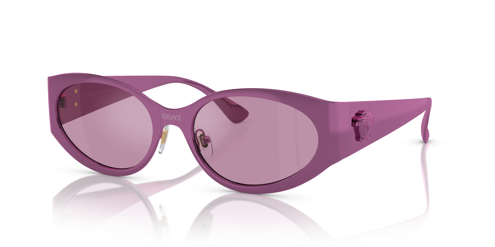 Versace Pilot Metal Sunglasses