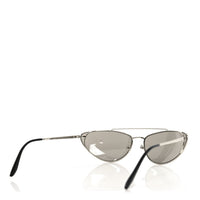 Prada Cat-Eye Sunglasses — Silver SPR 62V