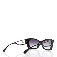 Chanel 5430 CC Rectangle Acetate Sunglasses - CC logo detail