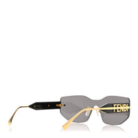 Fendi Shield Sunglasses — Black