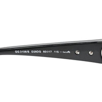 Gucci Square Sunglasses — Black GG3106
