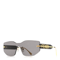 Fendi Shield Sunglasses — Black