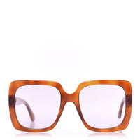 Gucci GG0418S Crystal Lettering Oversized Square Sunglasses - Side