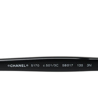 Chanel Square Sunglasses — Black