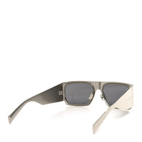 Saint Laurent Square Sunglasses — Silver SL 635