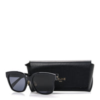Celine Square Sunglasses — Black