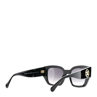 Chanel Square Sunglasses — Black